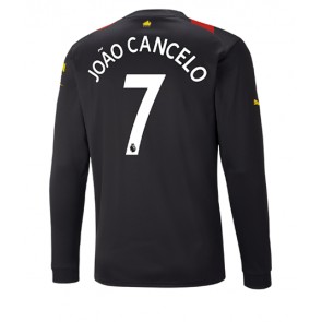 Manchester City Joao Cancelo #7 Bortatröja 2022-23 Långärmad